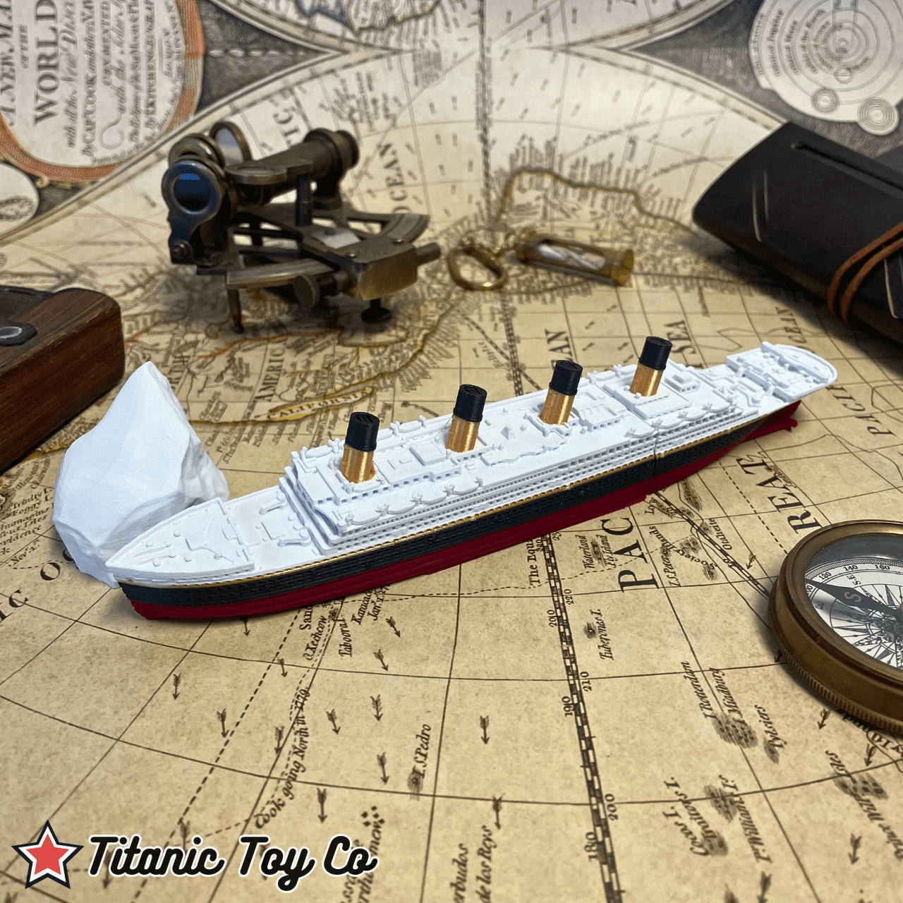 3 Pk Split In Half Titanic & Britannic & Olympic Bath Boat And Pool Toy,Break In Half RMS Titanic Toys For Kids, Historically Accurate Breakable Titanic Toy, Titanic Ship, Titanic Cake Topper, Titani
