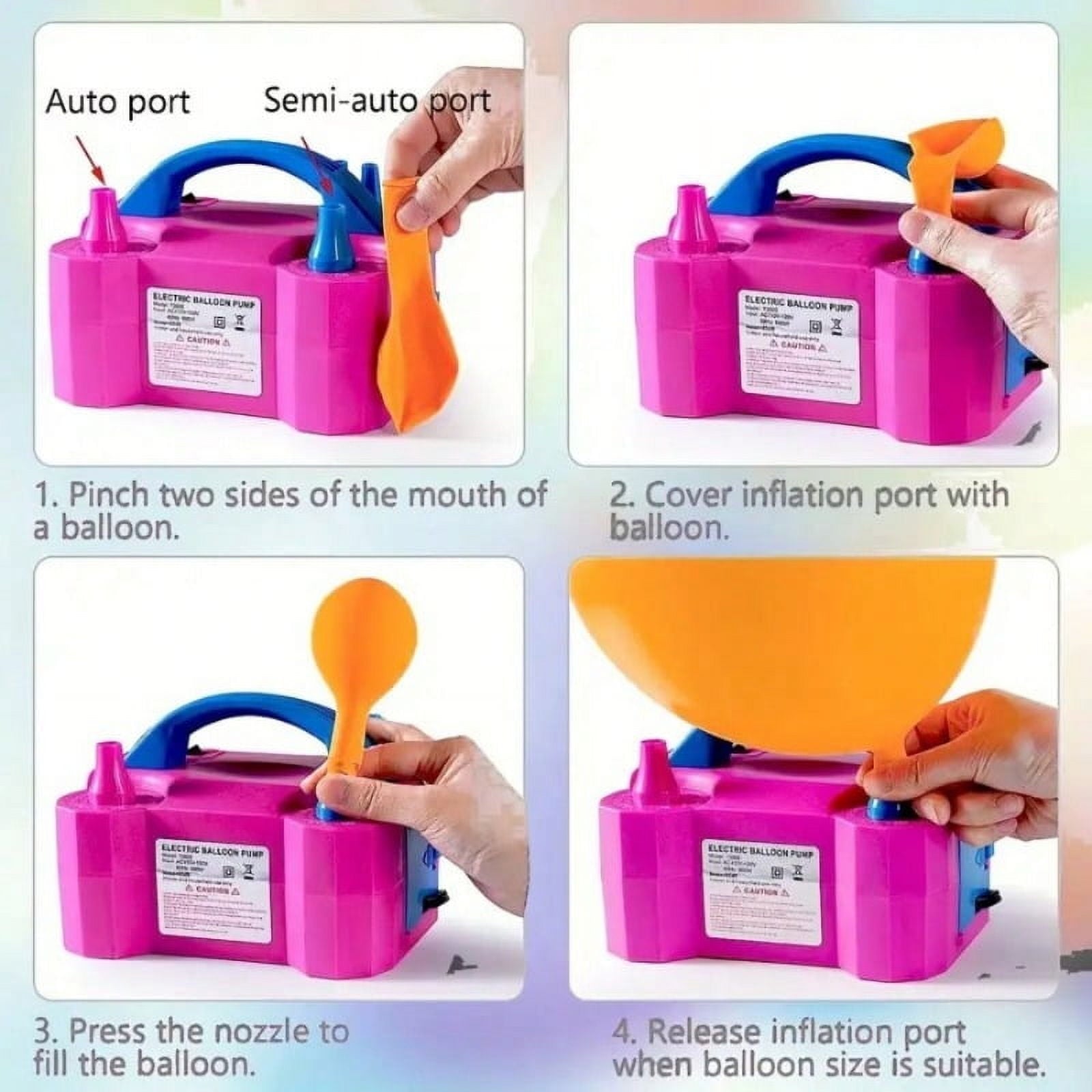 Portable Electric Balloon Pump/Electric Balloon Inflator Decoration, Suitable For Parties, Gifts, Wedding Celebrations, Holiday Party Decoration, Balloon Pump