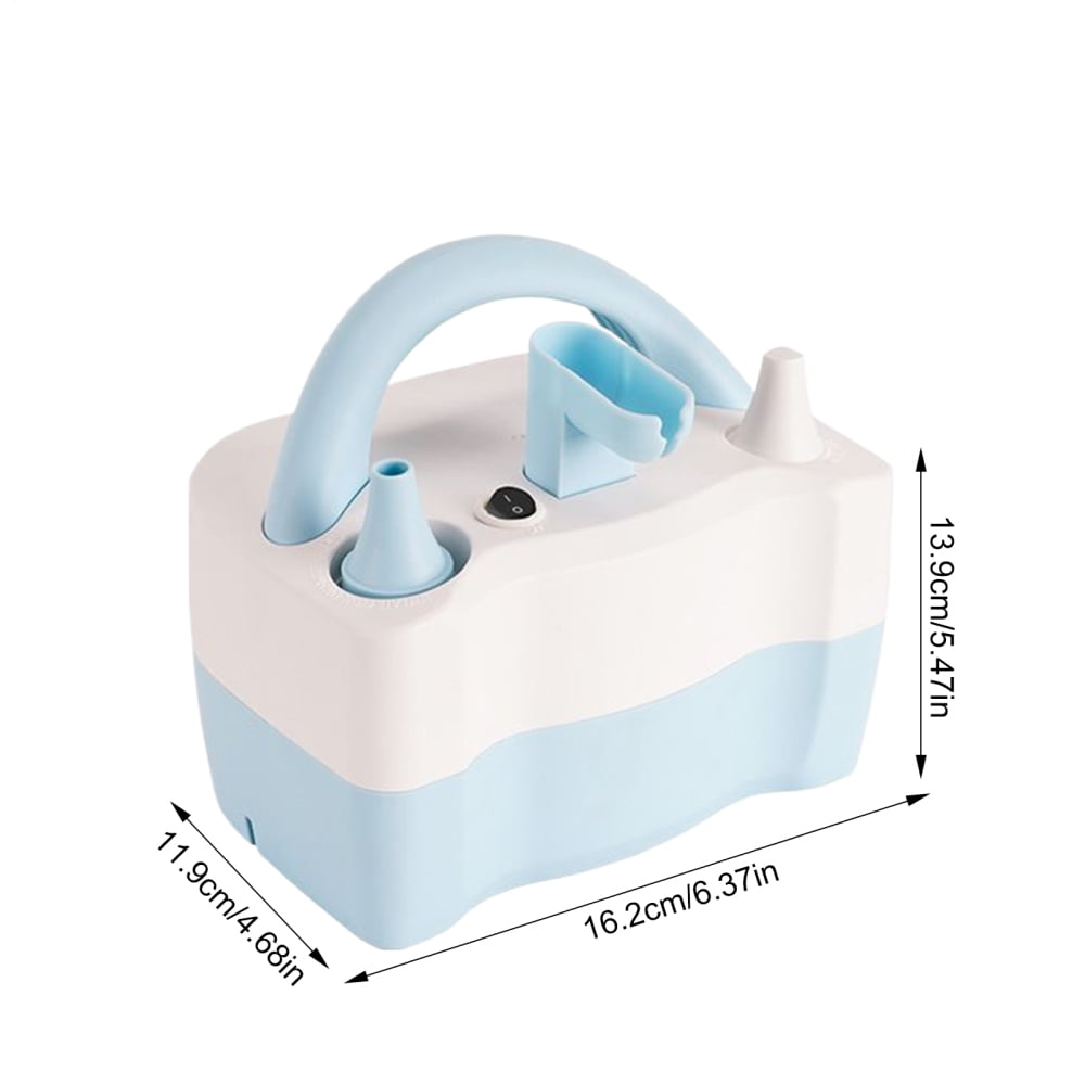 Pw Tools Balloon Inflator Pump Electric Electric Portable Balloon Blower Double Nozzle 600w Intelligent Inflation Devices & Accessories for Party custody