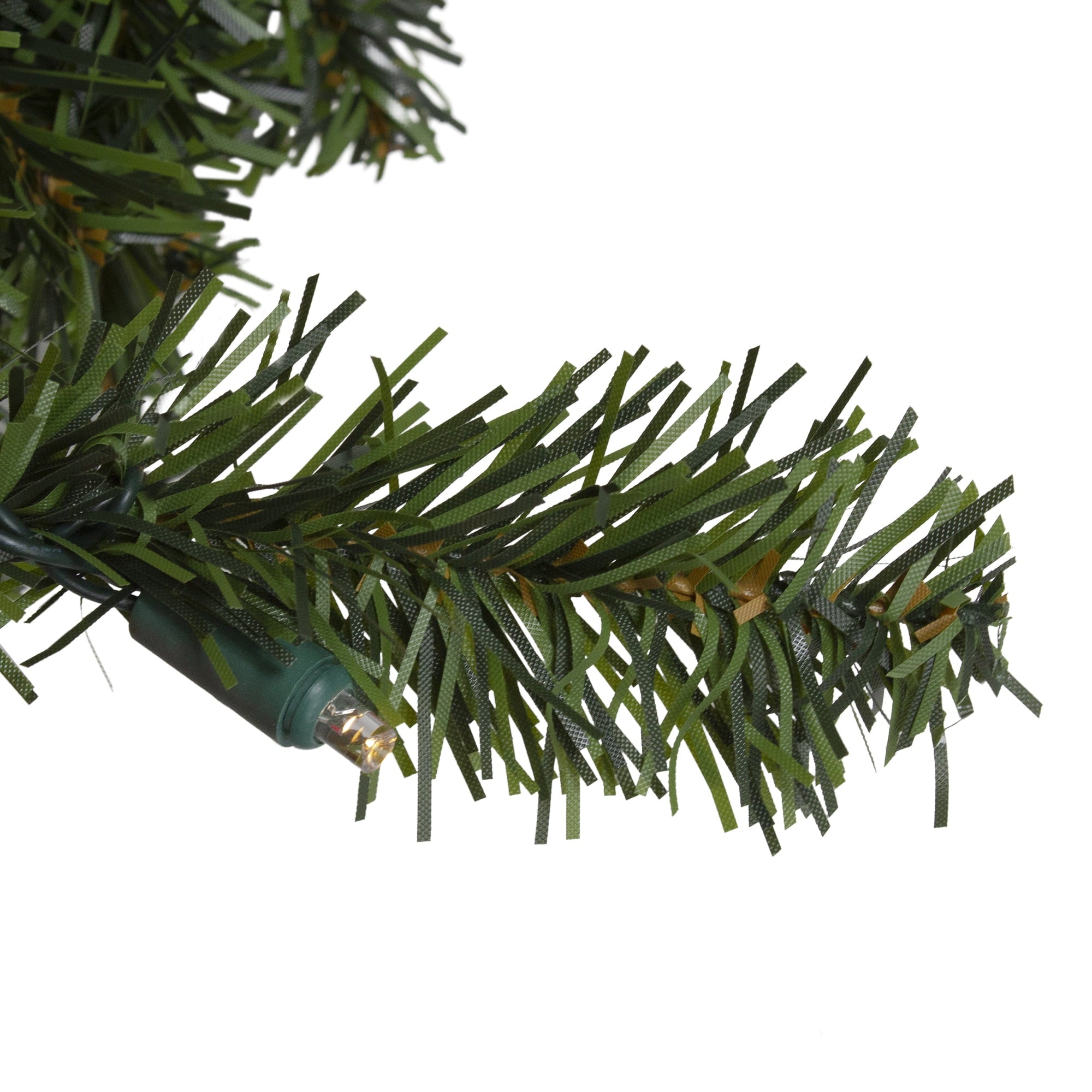 9' x 10" Pre-Lit LED Canadian Pine Artificial Christmas Garland - Clear Lights