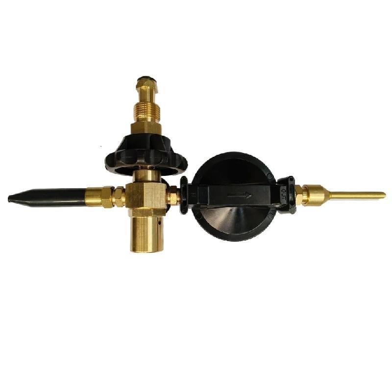 Helium Balloon Inflator Regulator Helium Balloon Filler with Gauge 0-3000PSI