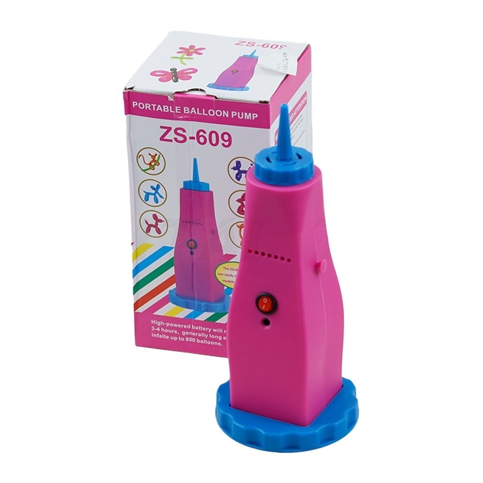 Electric Long Bar Balloon Inflator Pump Portable Balloon Inflating Machine