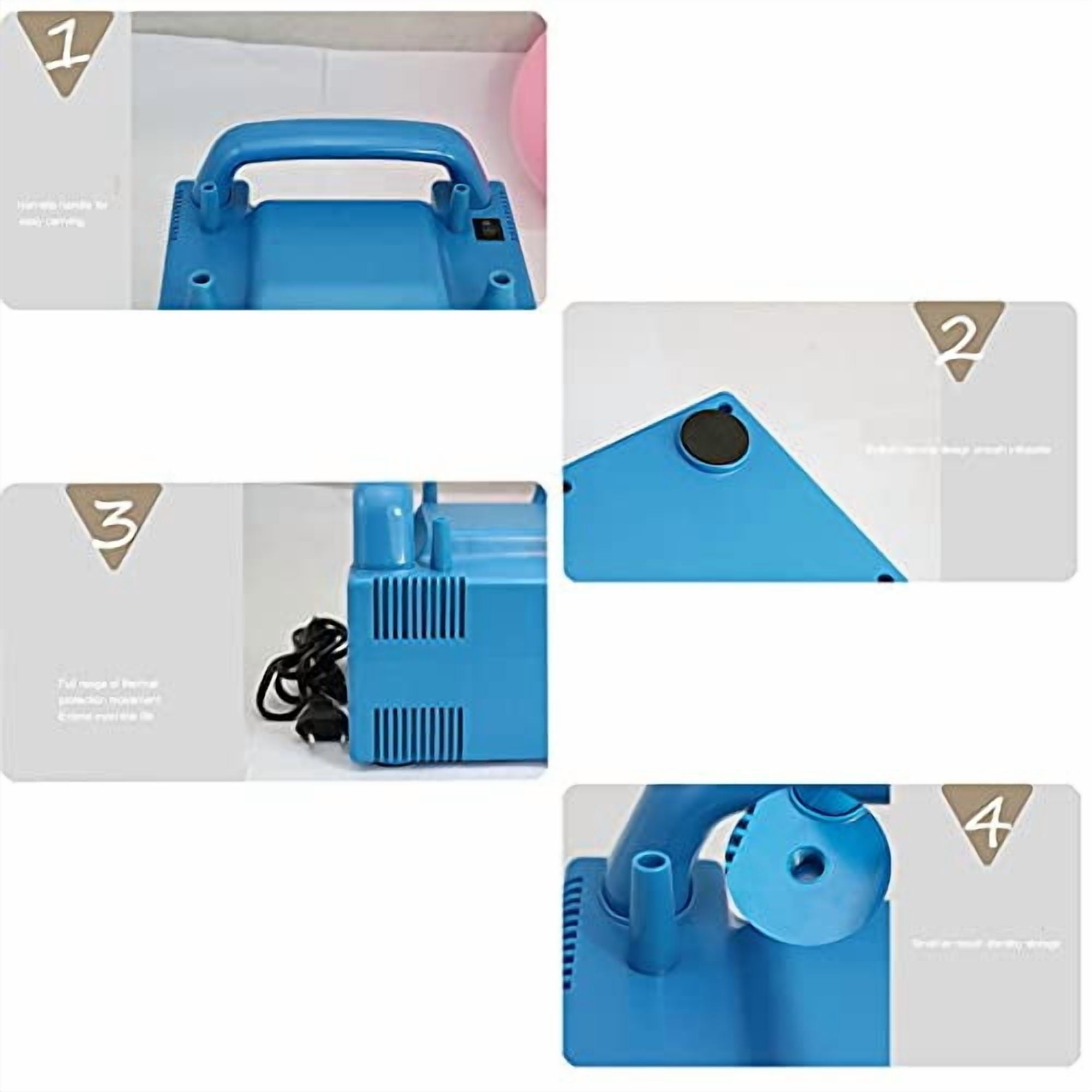 800W Dual Nozzle Electric air Balloon Blower Pump,110V-220V Electric Balloon Inflator for Party Birthday Wedding Festival