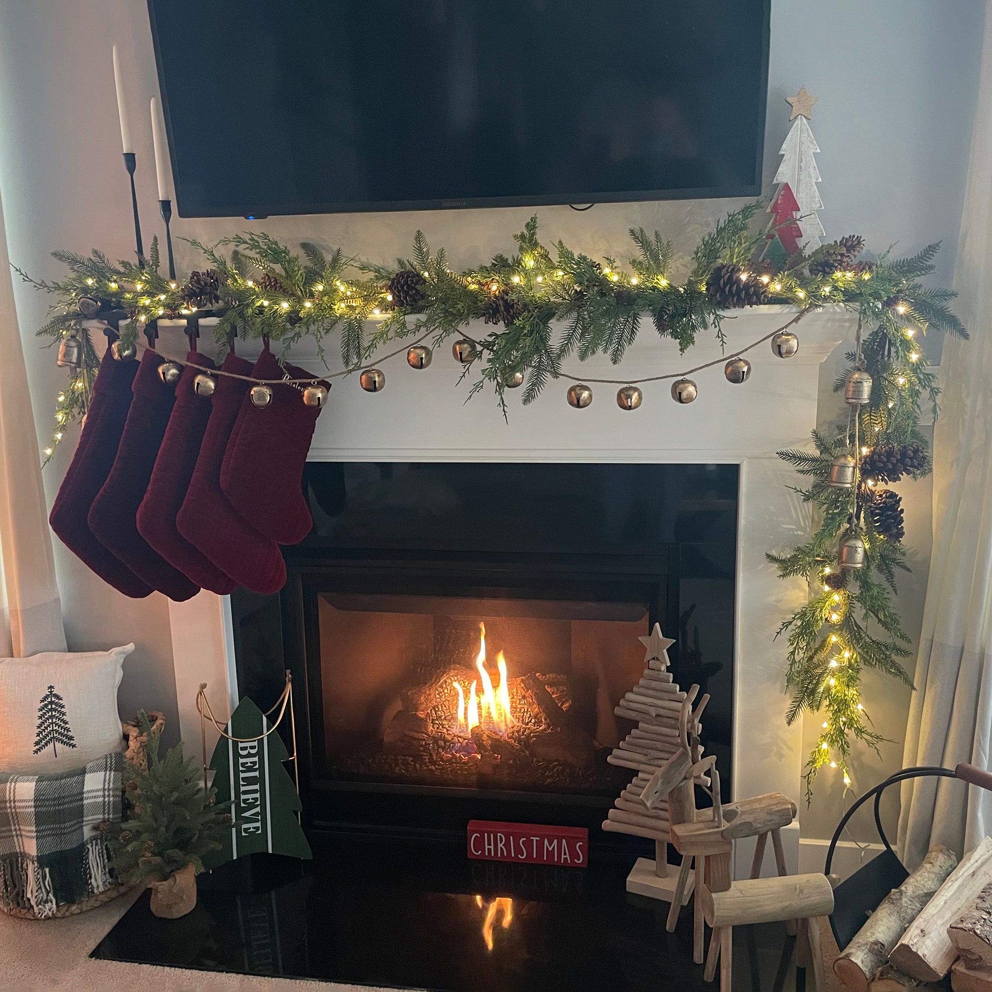 Northlight 5' Mixed Pine and Pinecone Artificial Christmas Garland Unlit