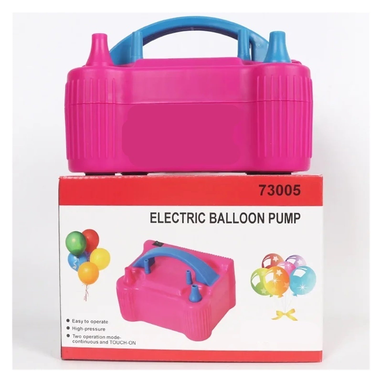 1PC High Pressure Double Hole Electric Balloon Air Pump Portable Birthday Balloon Pump