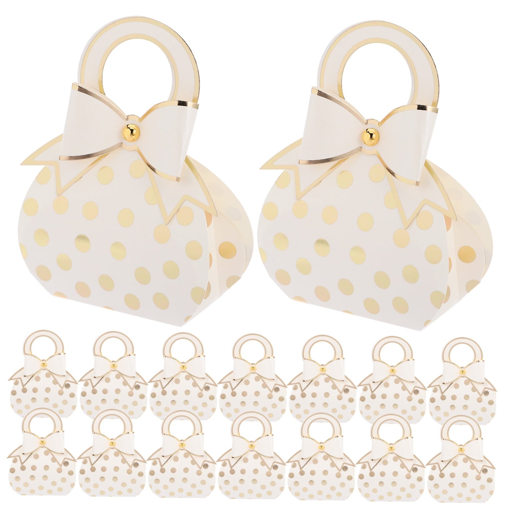 WORGEOUS  50 Pcs Boxes with Lids Birthday Party Decorations Handbag Gift Bride