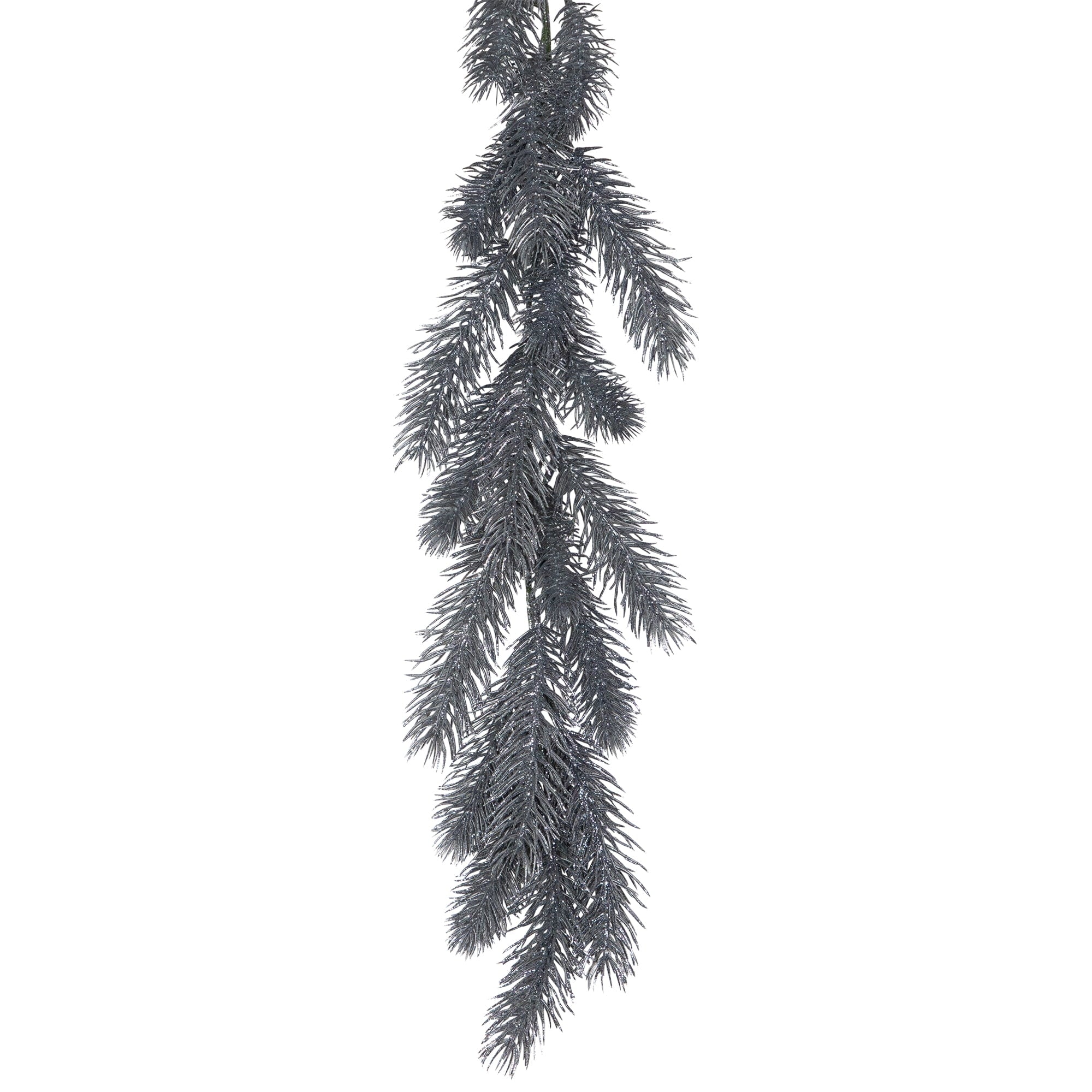 Northlight Glittery Pine Artificial Christmas Garland - 6' - Silver - Unlit