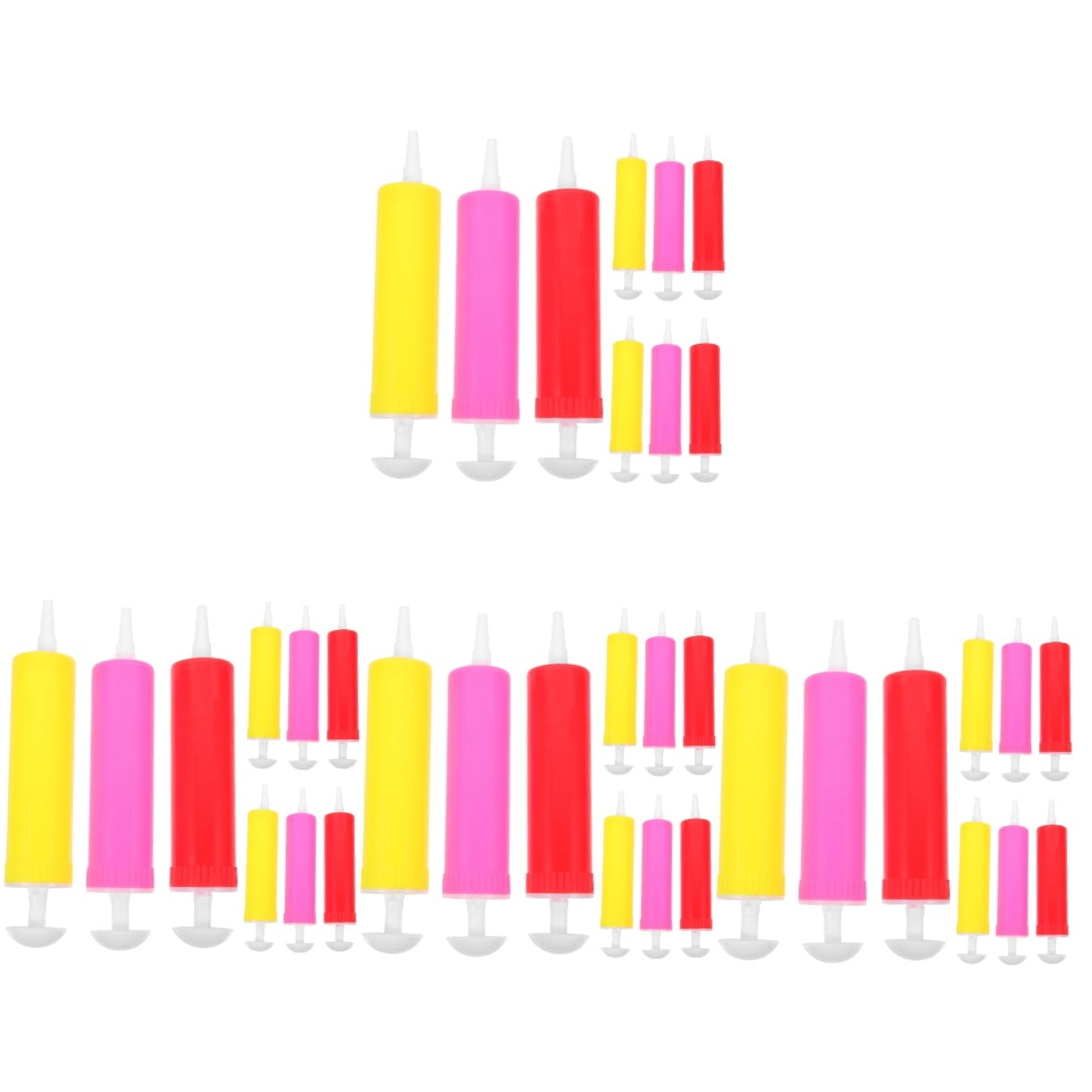 4 Pack Manual Air Pump Birthday Decoration and Balloon Balloons Pumps