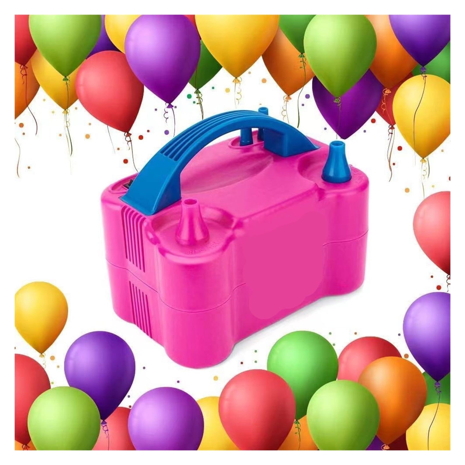 AC High Power Auto Electric Nozzle Air Blower Balloon Inflator Pump Fast