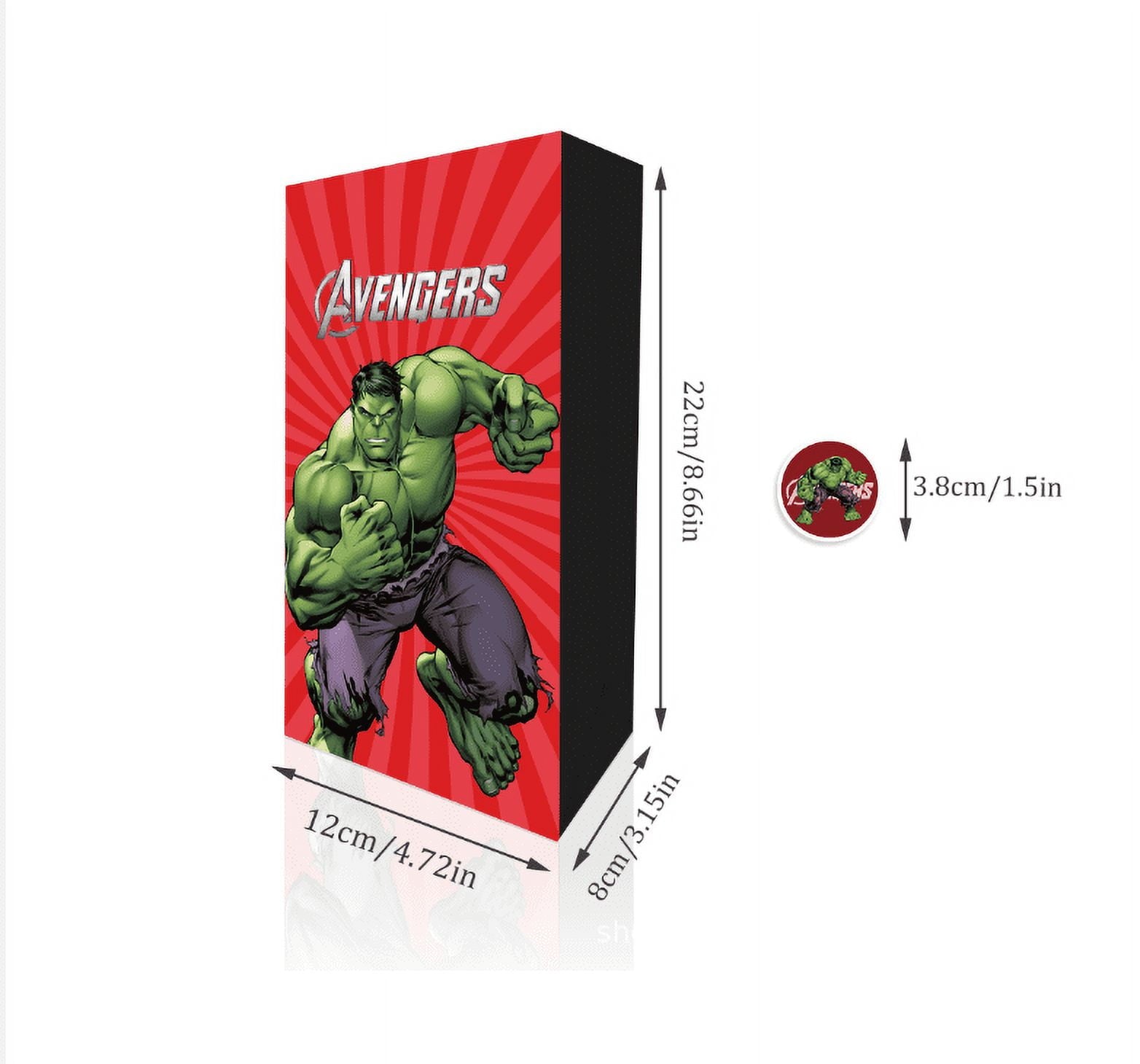 24 PCS Party Favor Candy Bags for Avengers Themed Birthday Supplies Decor,Kids Birthday Game Party Kraft Paper Goodie Gift Bag Decorations