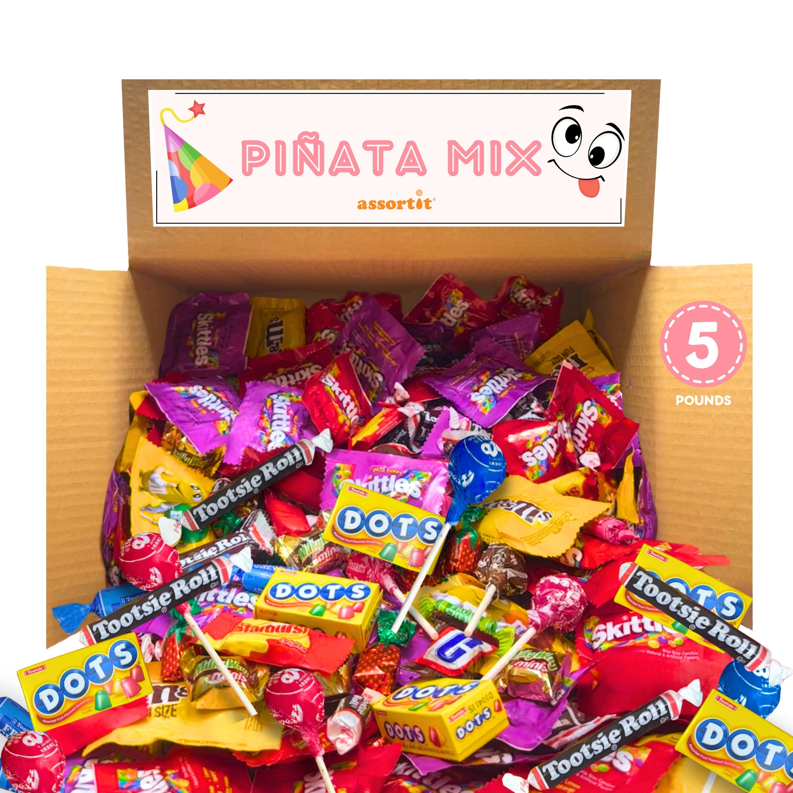 Bulk 5lb Piñata Candy Mix – Assorted Lollipops, Gummies & Hard Candies – Party Favor & Holiday Filler for Birthdays, Halloween & Easter