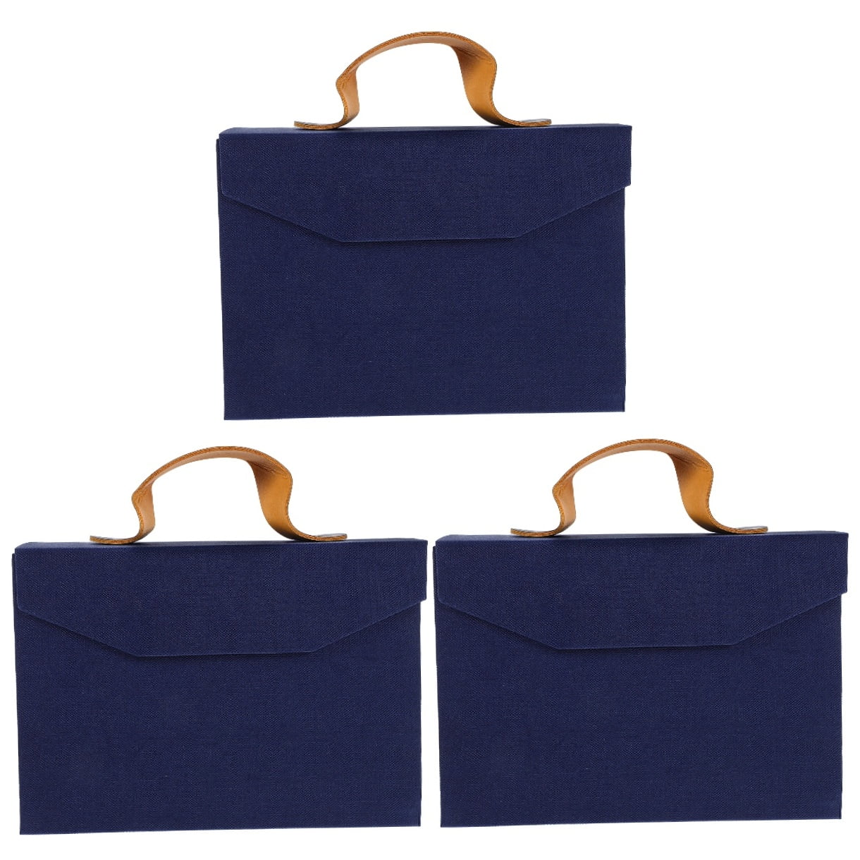 WORGEOUS 3pcs Party Gift Packing Box Gift Wrapping Holder Party Favor Empty Gift Storage Box