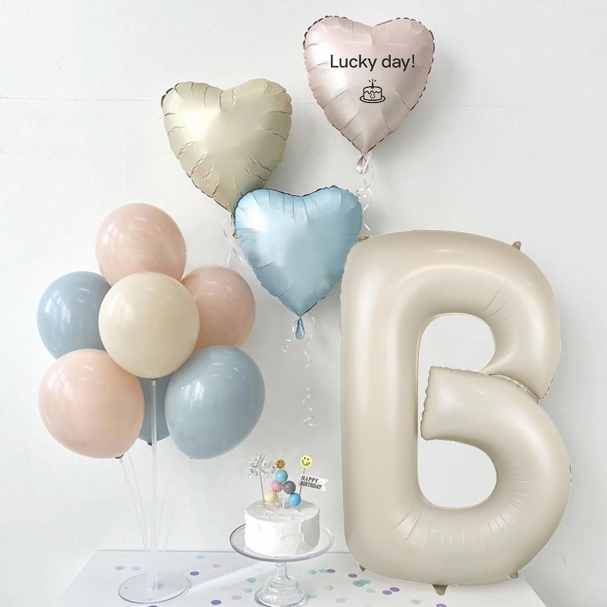 hlquji 40 In Cream White Letter H Balloons Big Alphabet Foil Word Balloon Beige Large Inflating Balloon Letters Sand Mylar Helium Custom Letter Balloon For Boys Girls Birthday Party Baby