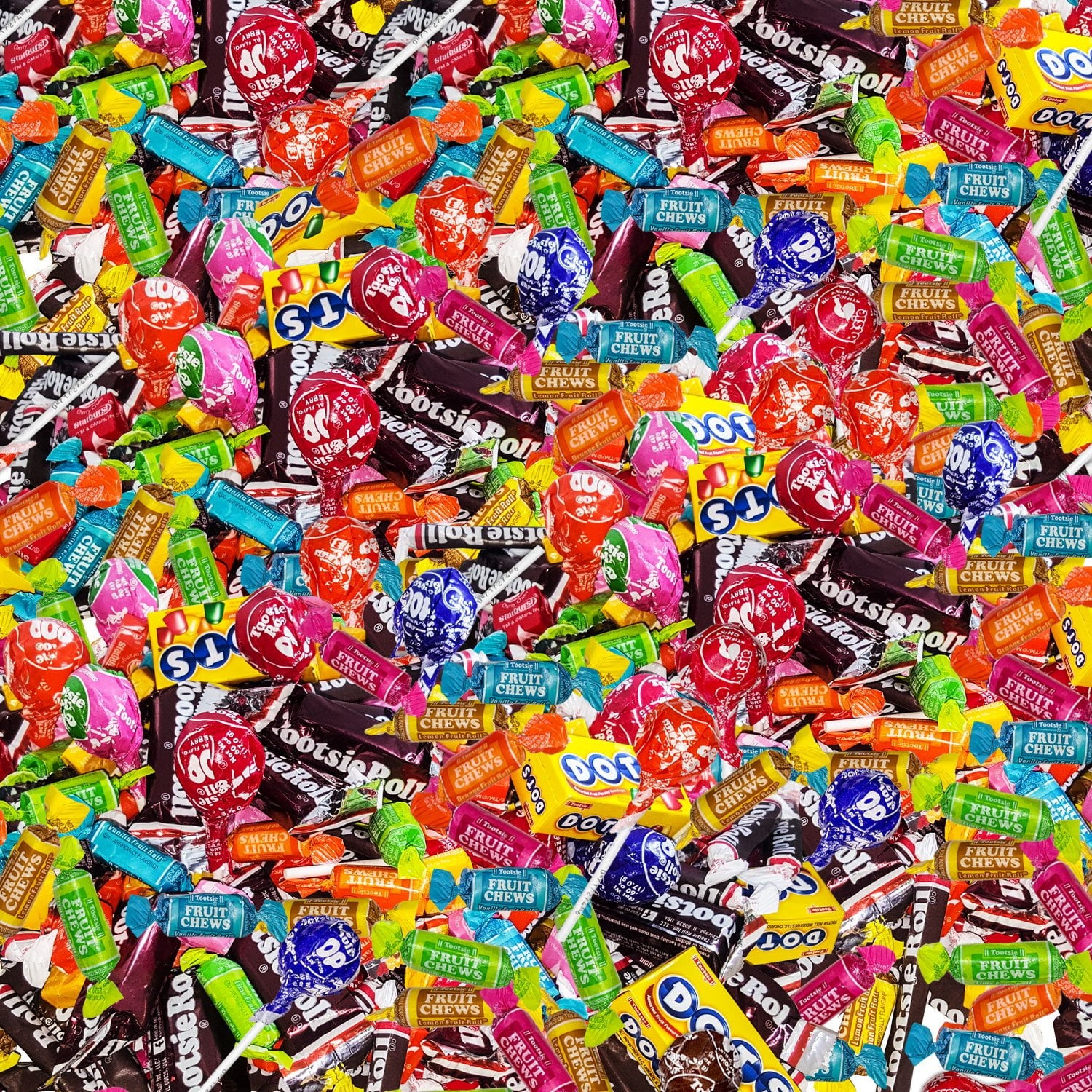 Tootsie Rolls Variety Bulk Pack Candy Assortment, 205-Pcs, 5.3-Lb