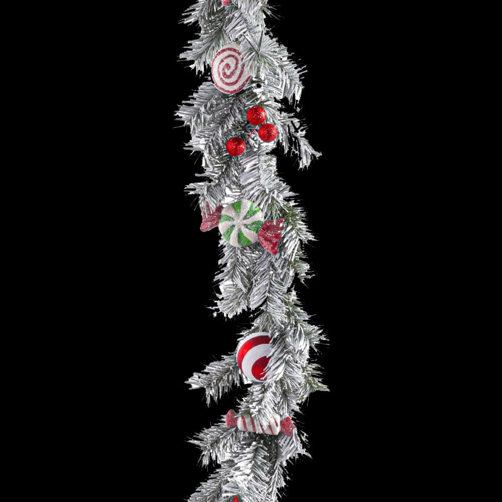 Alta Innova G48 MFGC8092X6X 6 ft. Garland with Berries, Ornaments & Candy