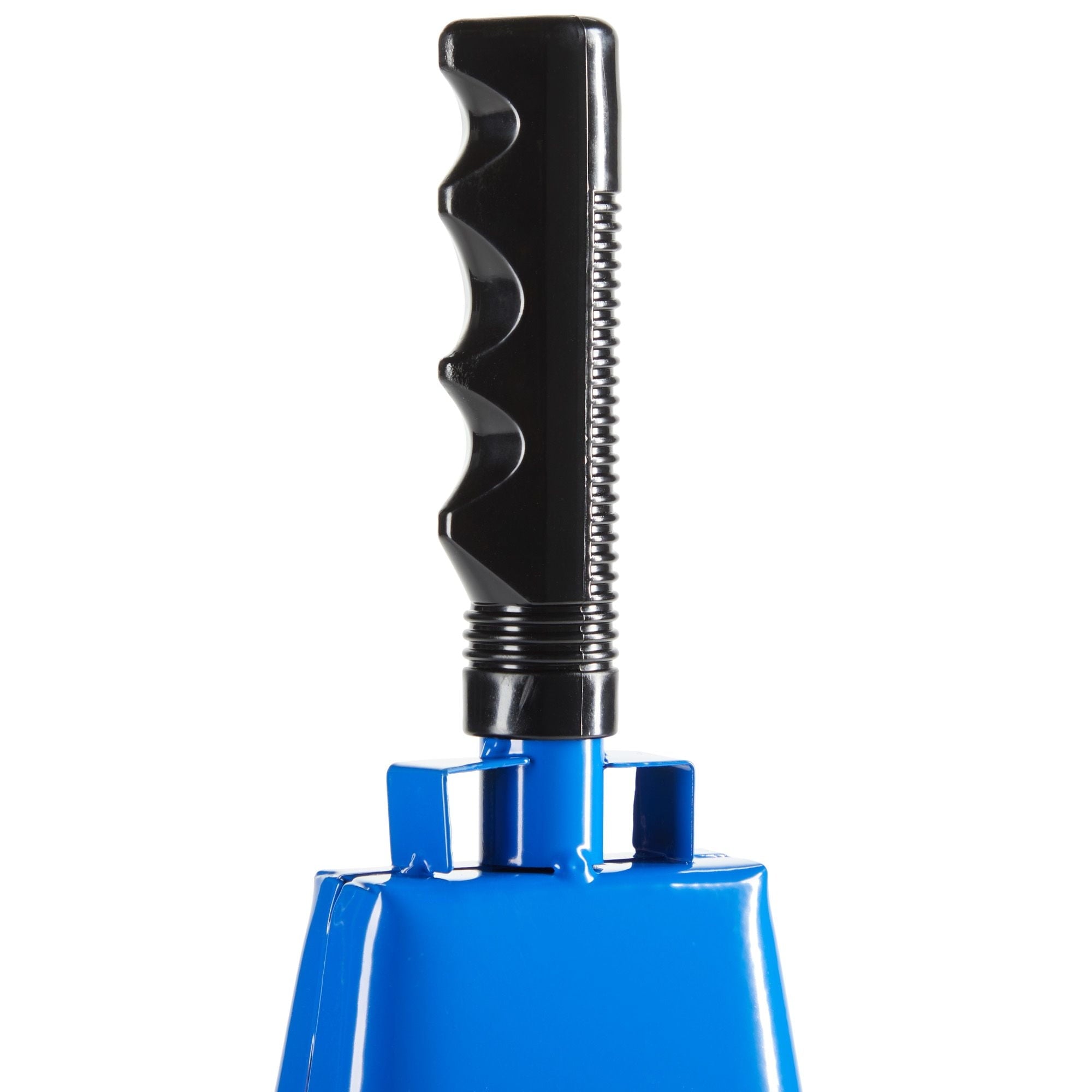 2 Pack 9.5-inch Cowbells for Sporting Events, Percussion Noise Makers with Handle for Football Games, Stadiums (Blue)