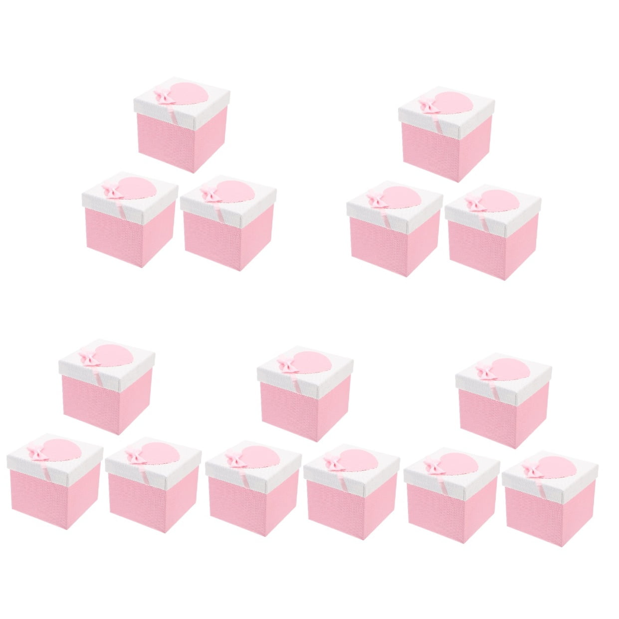 Masteelf 15 Pcs  Squared Boxes with Lids Small Gift Boxes for Birthdays Christmas Wedding Baby Shower