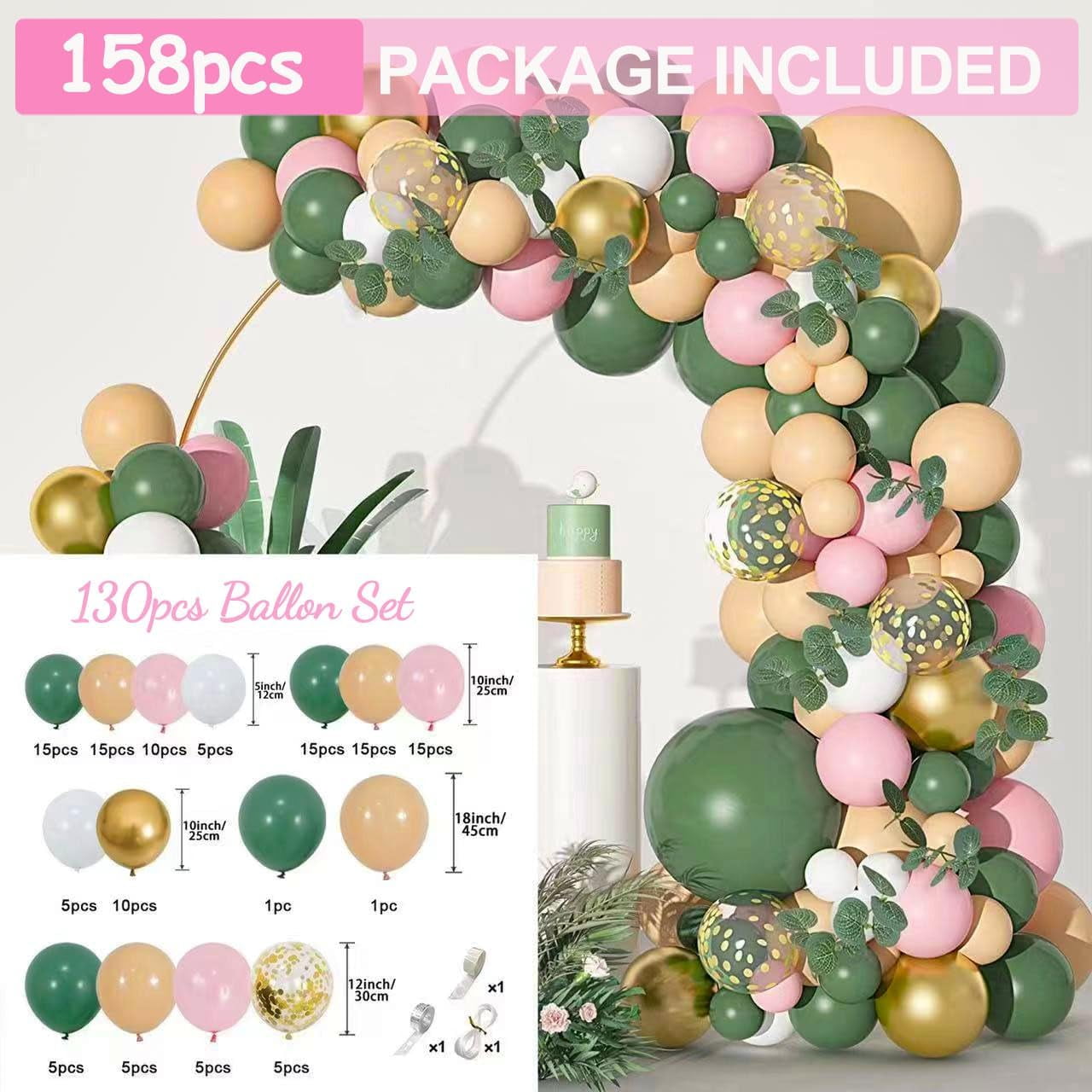 158pcs Pink Classic Winnie Baby Shower Decorations Kit, Vintage Winnie Party Supplies Decorations, Classic Pooh Backdrop Cake Topper, Winnie Baby Tablecloth Box Decorations for Girl Boy Baby Shower