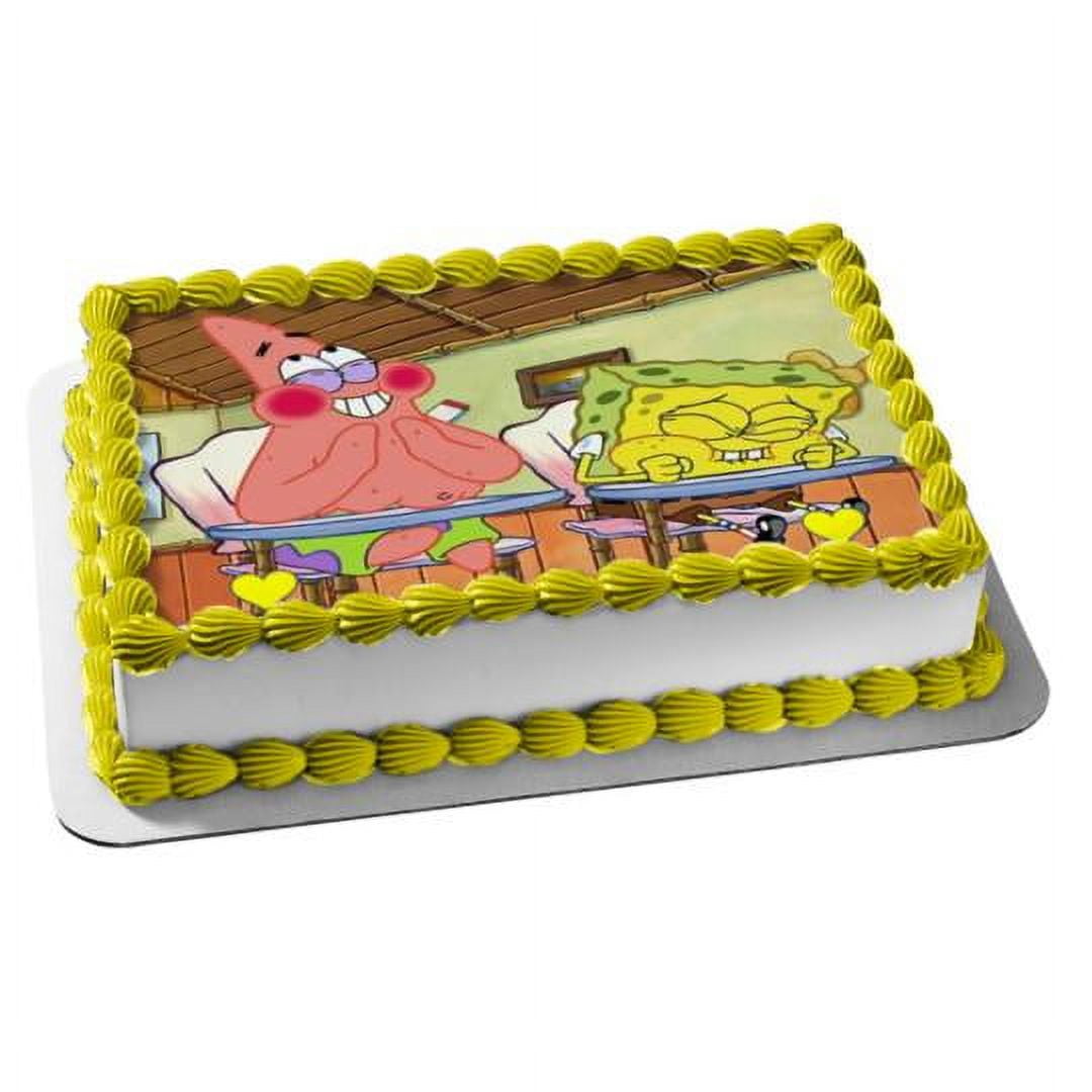 A Birthday Place SpongeBob SquarePants Patrick Star Edible Cake Topper