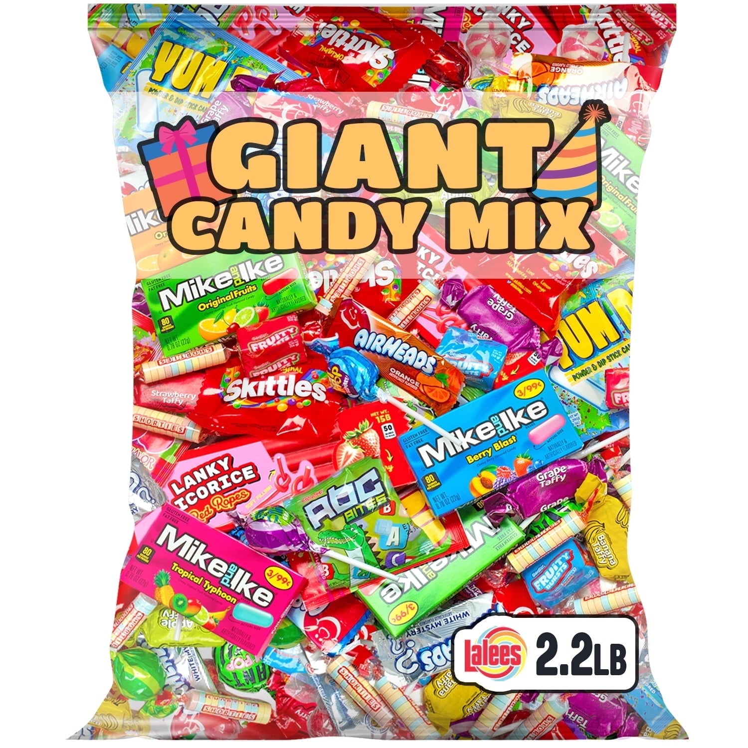 Assorted Halloween Candy - Bulk Treat - 2.2 Pounds - Fun Size Pinata Stuffers - Parade Variety Pack - Lalees