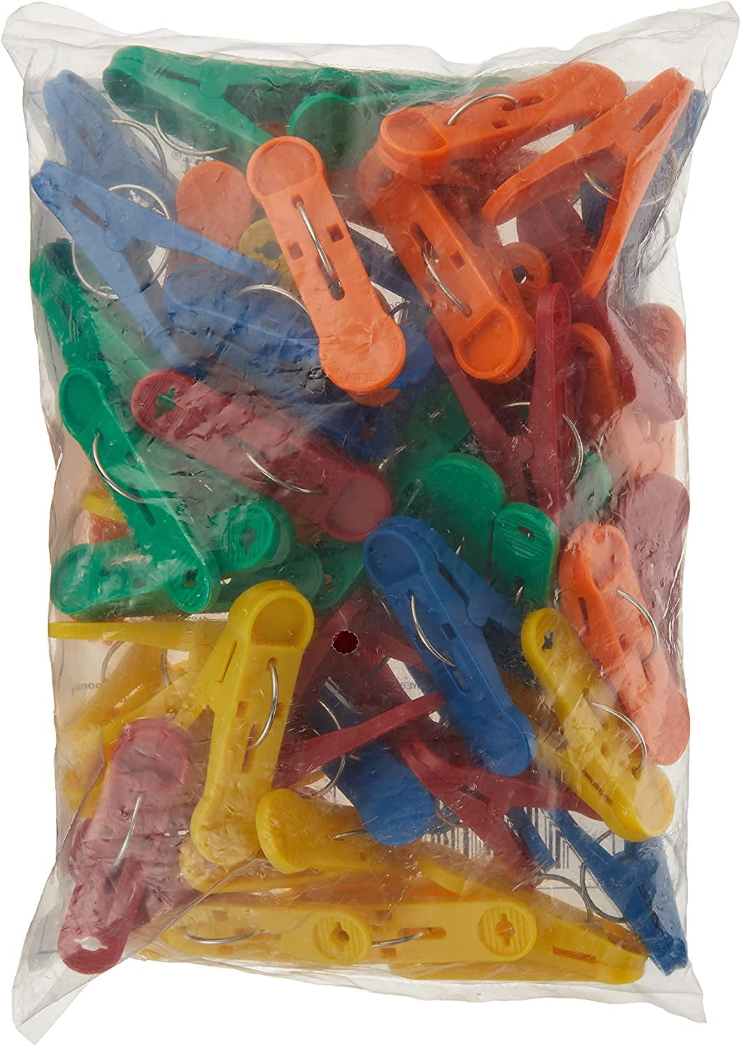 Balloon Accessories Clip-N-Weight, 16g, Primary Colors, 50 Count (Pack of 1)