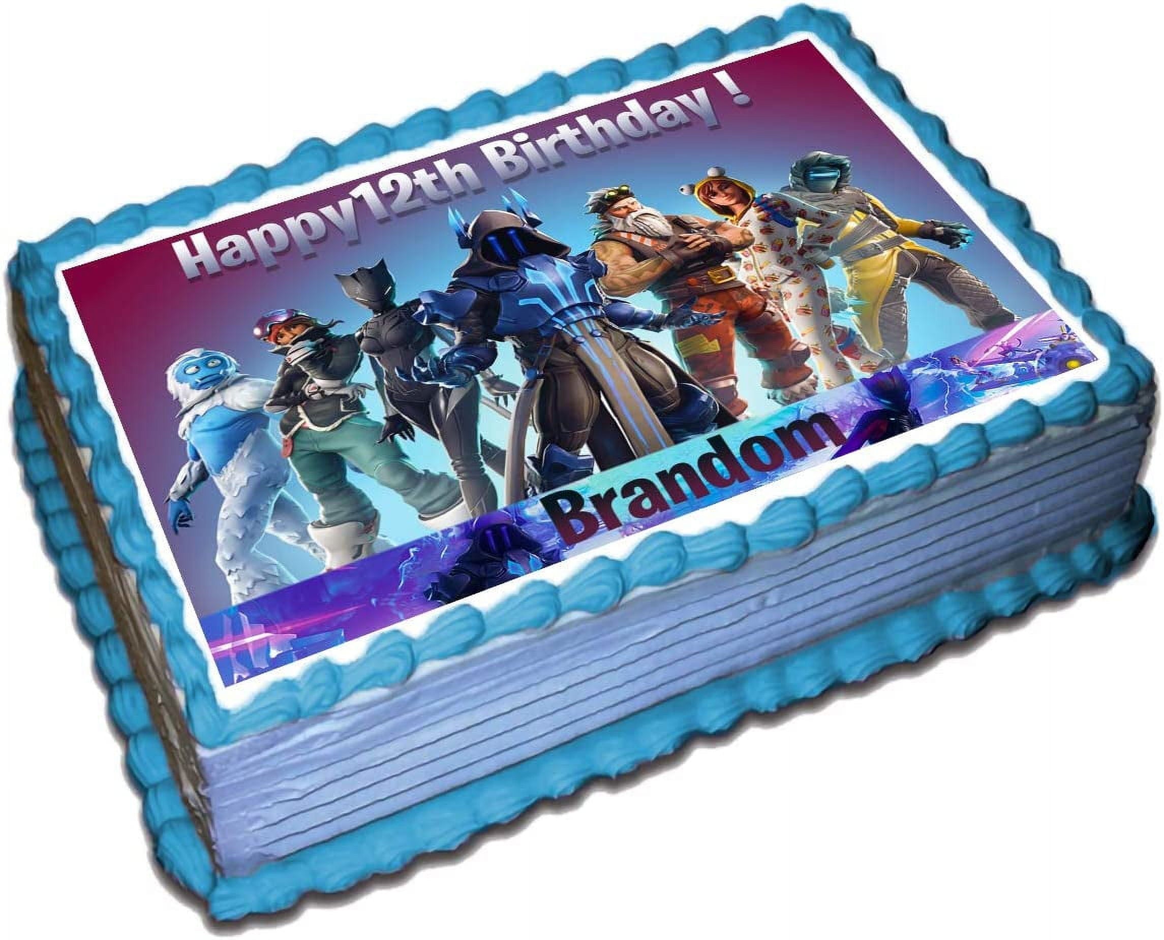 Battle  (7 Season) Cake Topper 1/4 8.5 x 11.5 Inches Birthday Cake Topper