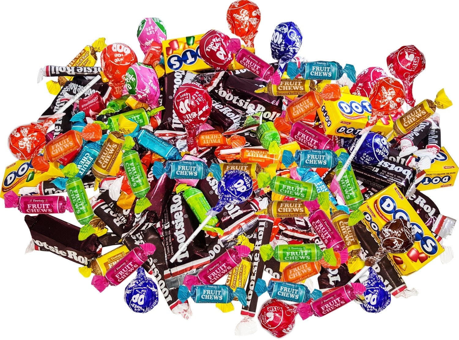 Tootsie Rolls Variety Bulk Pack Candy Assortment, 205-Pcs, 5.3-Lb