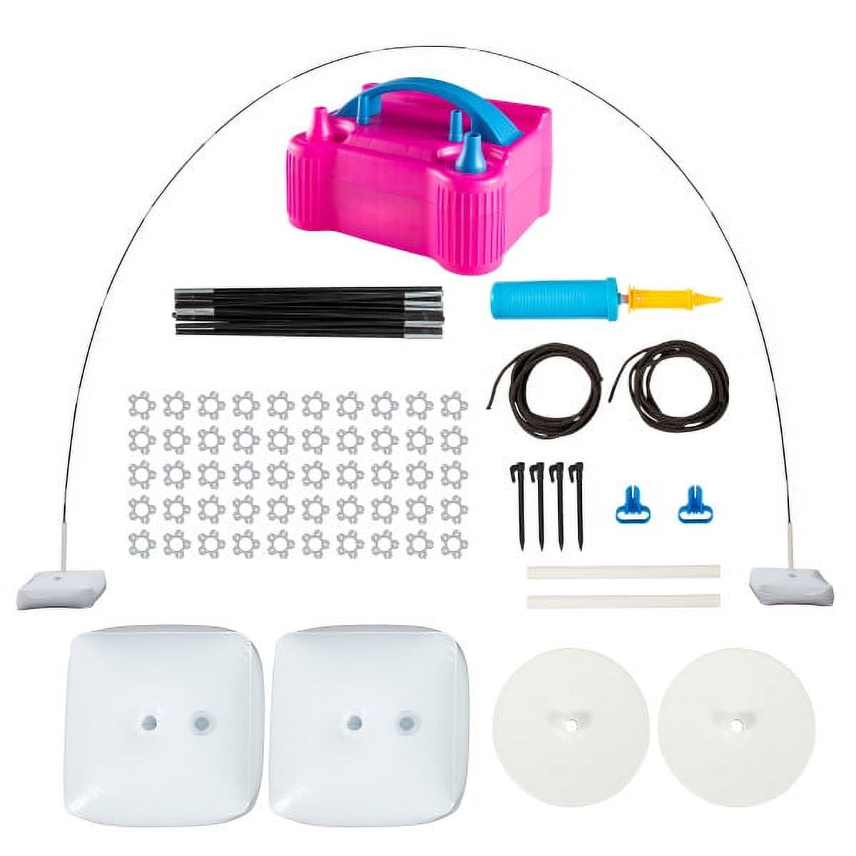 Electric Balloon Inflator & Balloon Arch Kit 60 PC