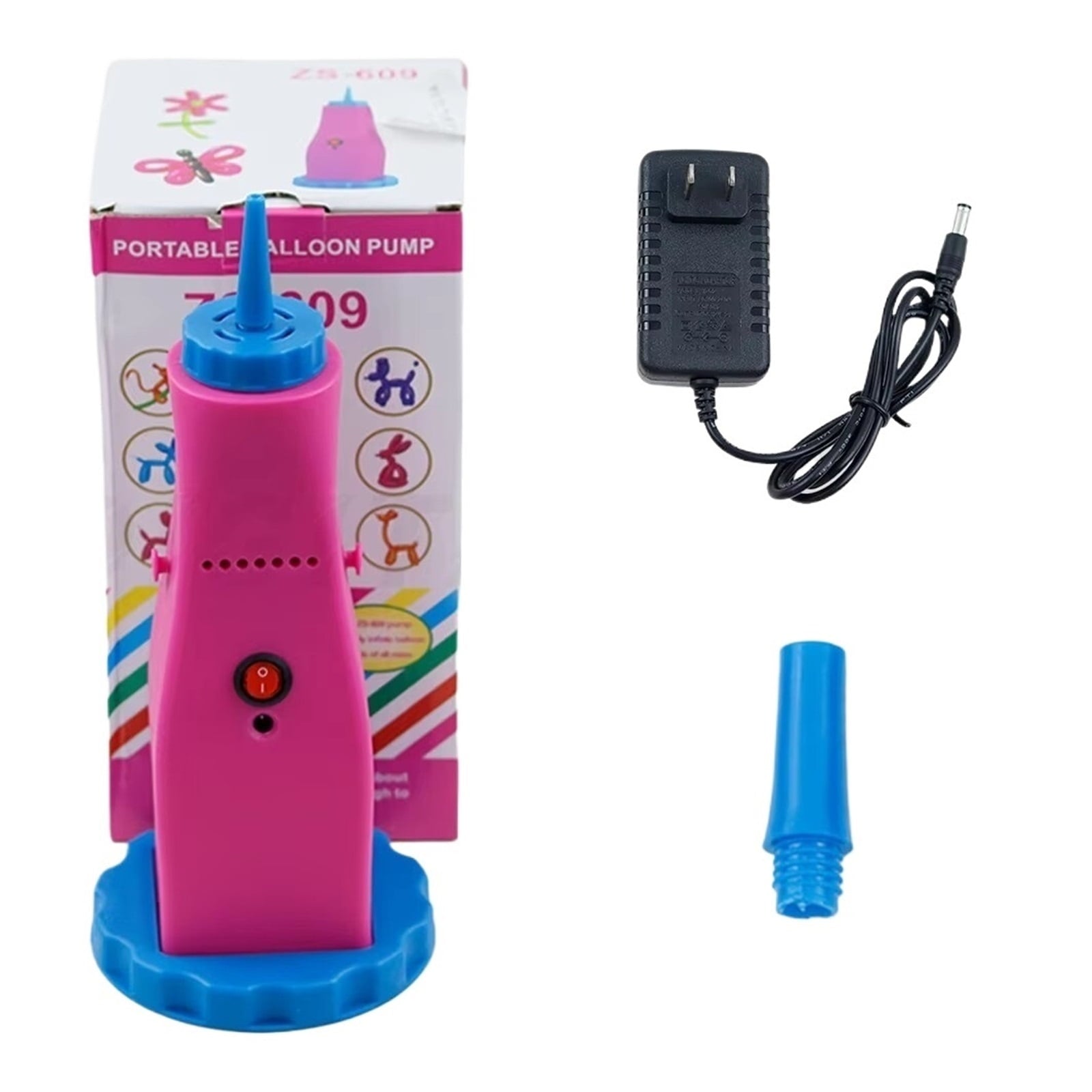 Electric Long Bar Balloon Inflator Pump Portable Balloon Inflating Machine