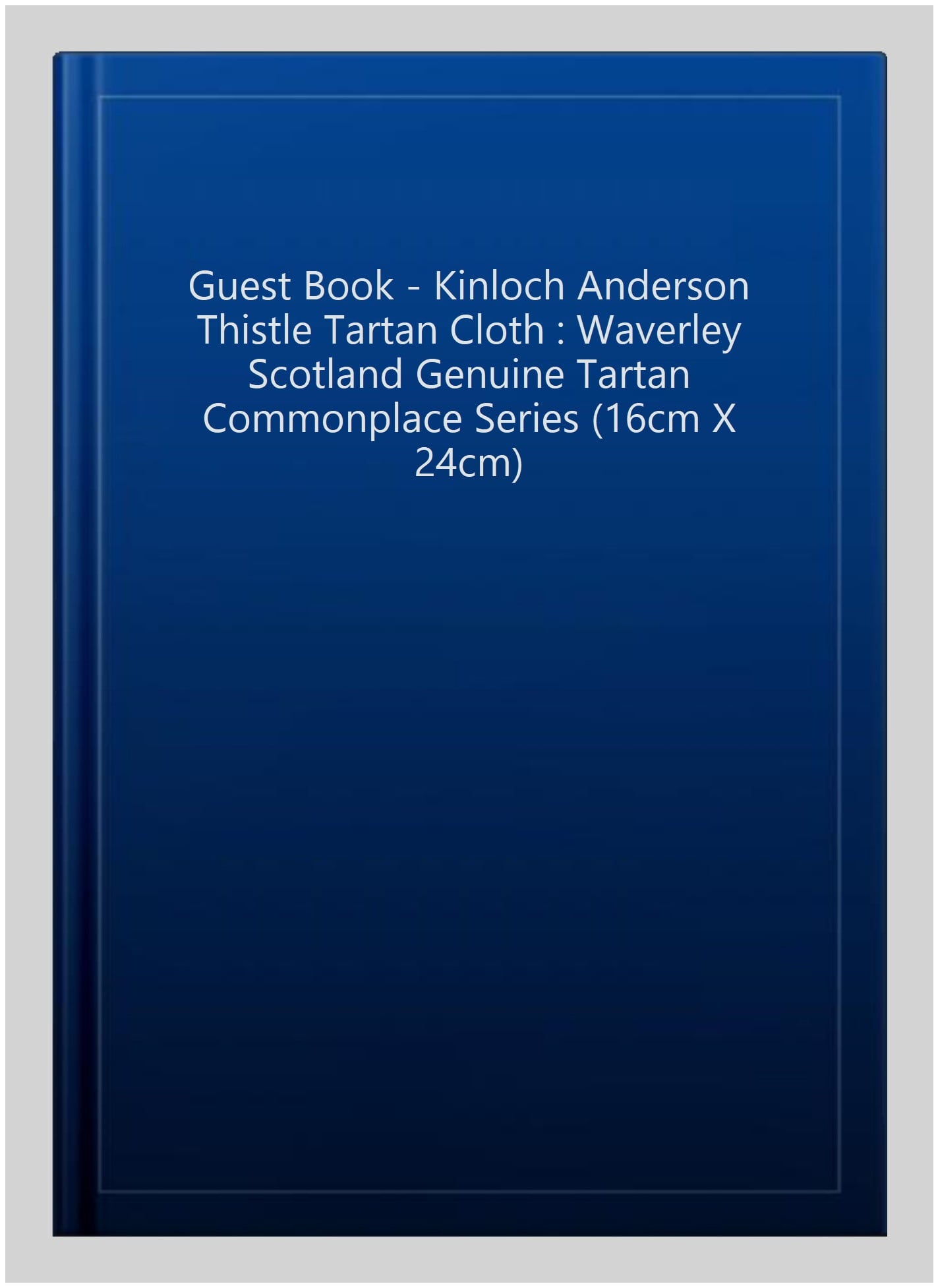 Guest Book - Kinloch Anderson Thistle Tartan Cloth
