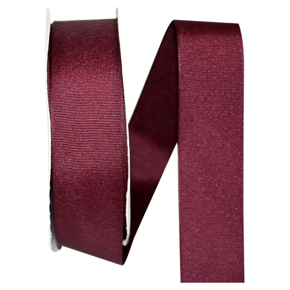 JAM All Occasion Brown Polyester Grosgrain Ribbon, 3600" x 0.62"