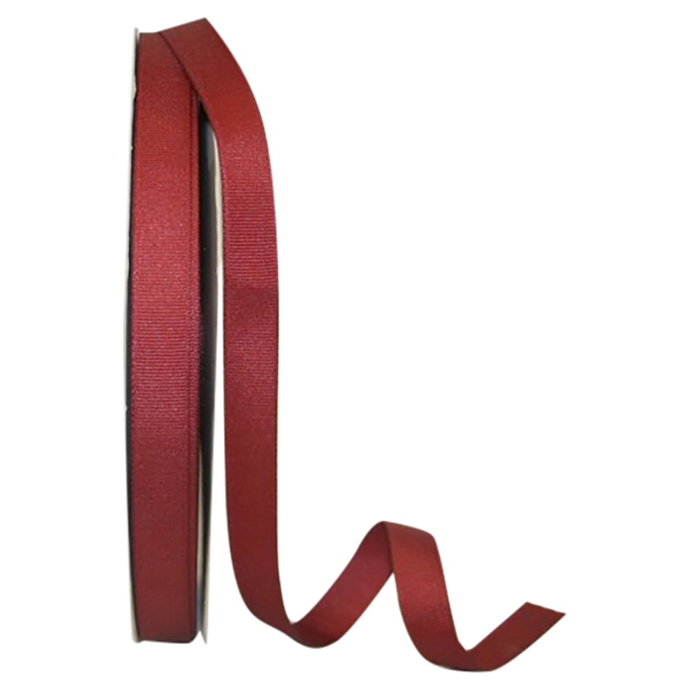 JAM All Occasion Copper Red Polyester Grosgrain Ribbon, 3600" x 0.62"