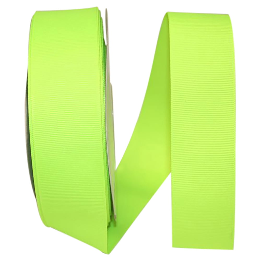 JAM All Occasion Grosgrain Neon Pink Polyester Ribbon, 1800" x 1.5"