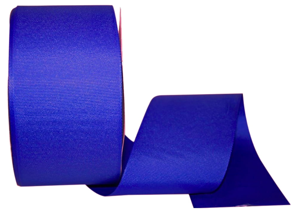 JAM All Occasion Grosgrain Royal Blue Polyester Ribbon, 1800" x 3"