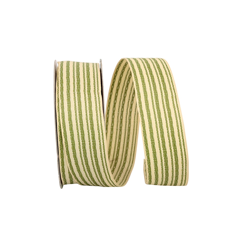 JAM All Occasion Grosgrain Antique White Polyester Ribbon, 1800" x 3"