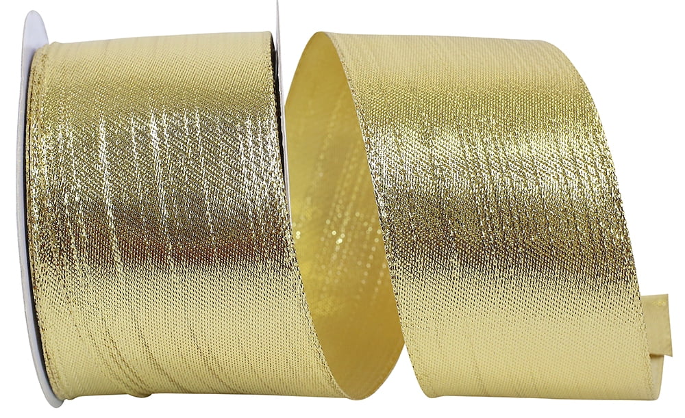JAM Paper Christmas Multi-color Nylon Overlay Ribbon, 50yd x 2.5in, 1/Pack
