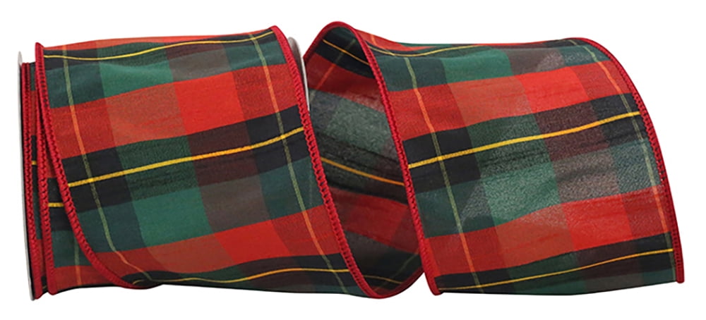 JAM Paper Christmas Black Polyester Design Ribbon, 180" x 4"
