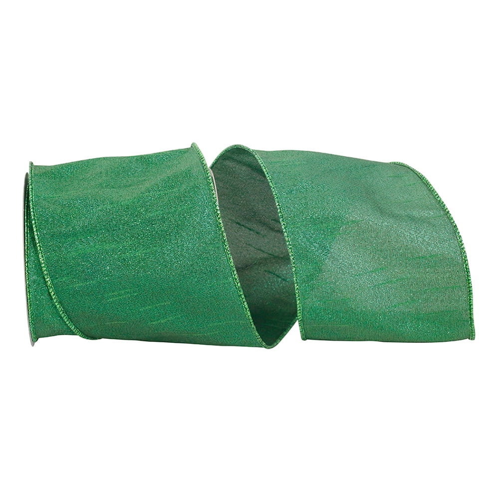 JAM Paper Mesh Christmas Red Polyester Ribbon, 25yd x 2.5in, 1/Pack
