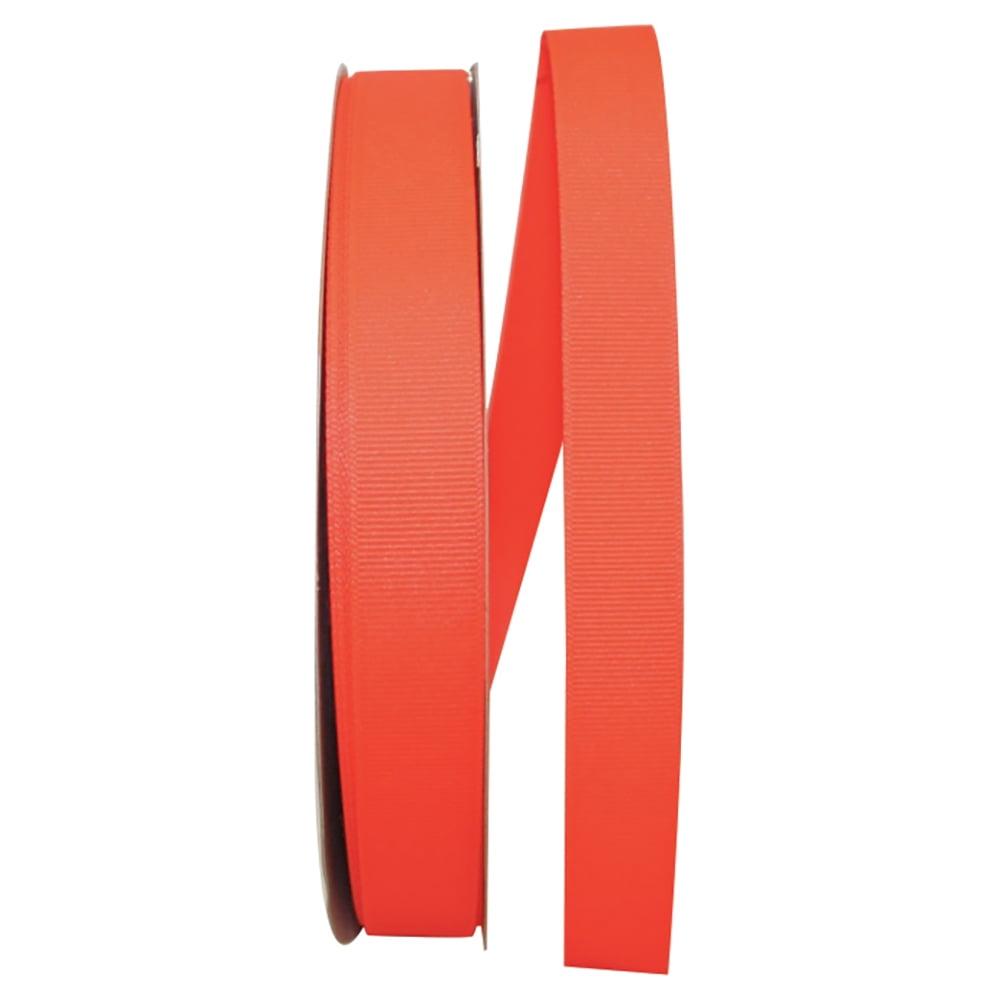 JAM All Occasion Grosgrain Neon Pink Polyester Ribbon, 1800" x 1.5"