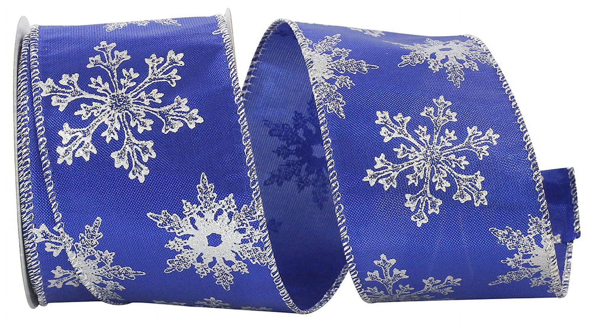 JAM Paper Glitter Christmas Lime Green Nylon 'Ho Ho Ho' Ribbon, 10yd x 2.5in, 1/Pack