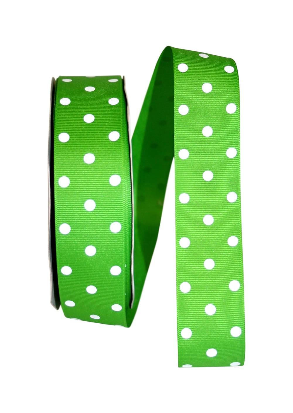 JAM Paper Grosgrain Polka Dot All Occasion Black Polyester Ribbon, 1800 x 1.5
