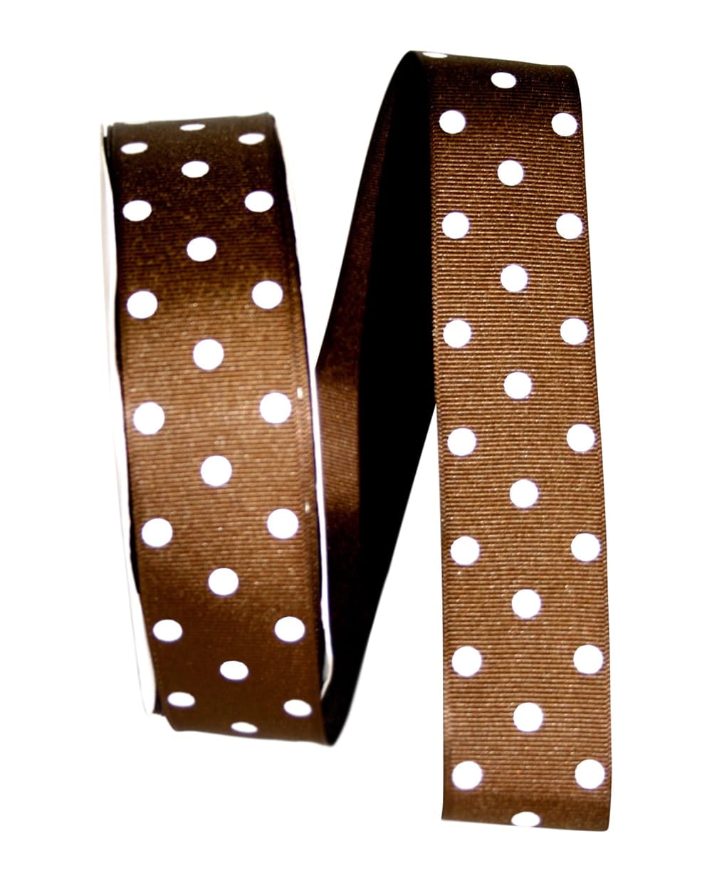 JAM Paper Grosgrain Polka Dot All Occasion Black Polyester Ribbon, 1800 x 1.5