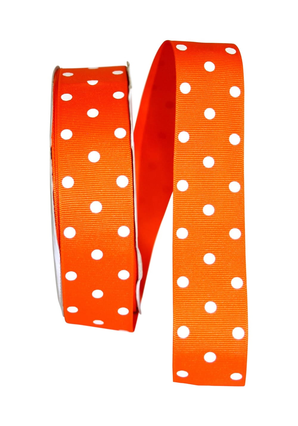 JAM Paper Grosgrain Polka Dot All Occasion Lemon Yellow Polyester Ribbon, 1800" x 1.5"