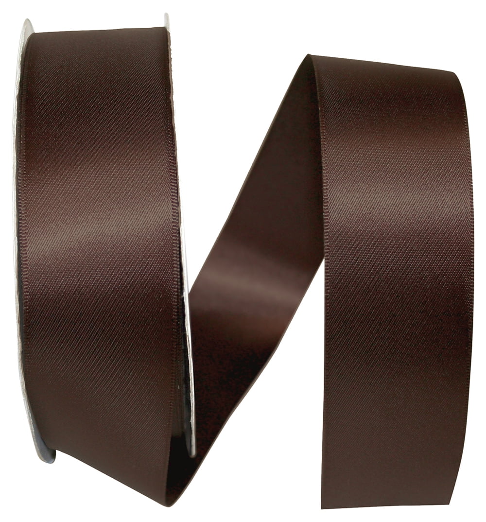 JAM Paper Satin Double Face Burgundy Polyester Ribbon, 3600" x 0.62"
