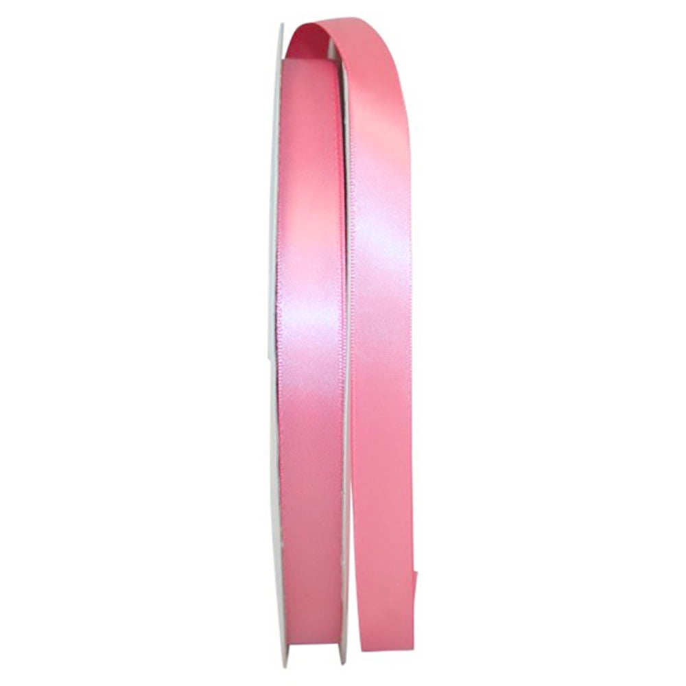 JAM Paper Satin Double Face Dusty Rose Polyester Ribbon, 3600" x 0.62"