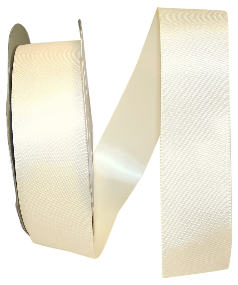 JAM Paper Satin Double Face Icy Pink Polyester Ribbon, 1800" x 1.5"