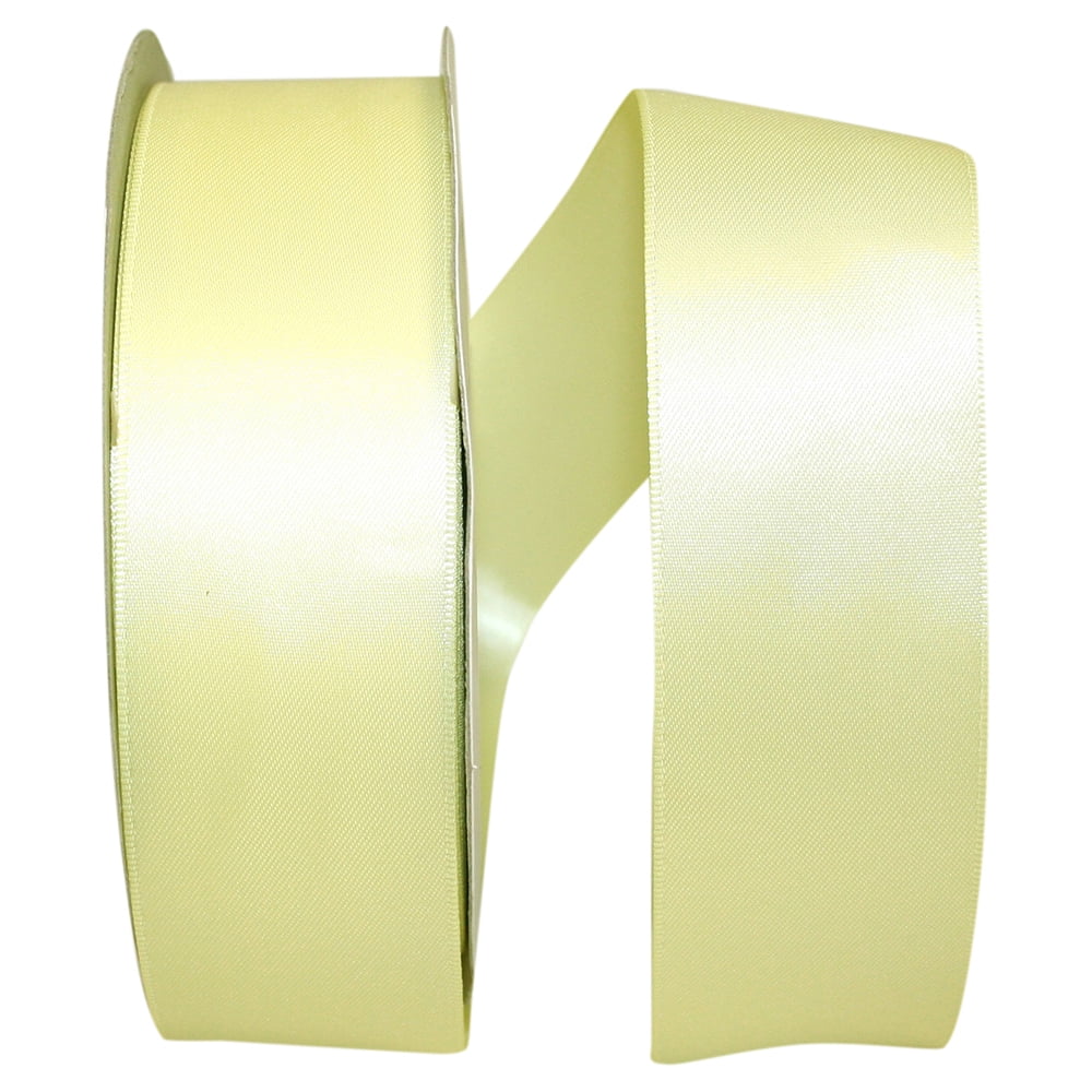 JAM Paper Satin Double Face Lime Juice Polyester Ribbon, 3600" x 0.87"