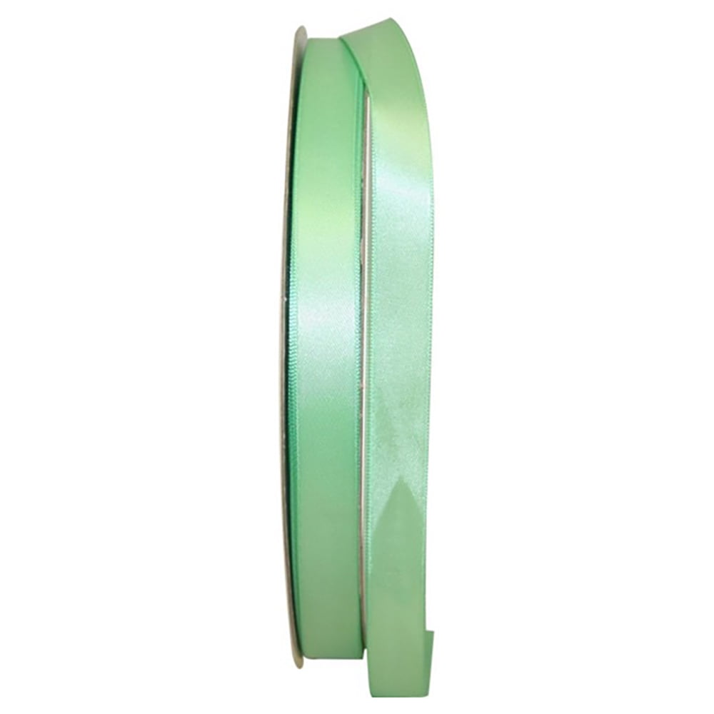 JAM Paper Satin Double Face Moss Polyester Ribbon, 1800" x 1.5"