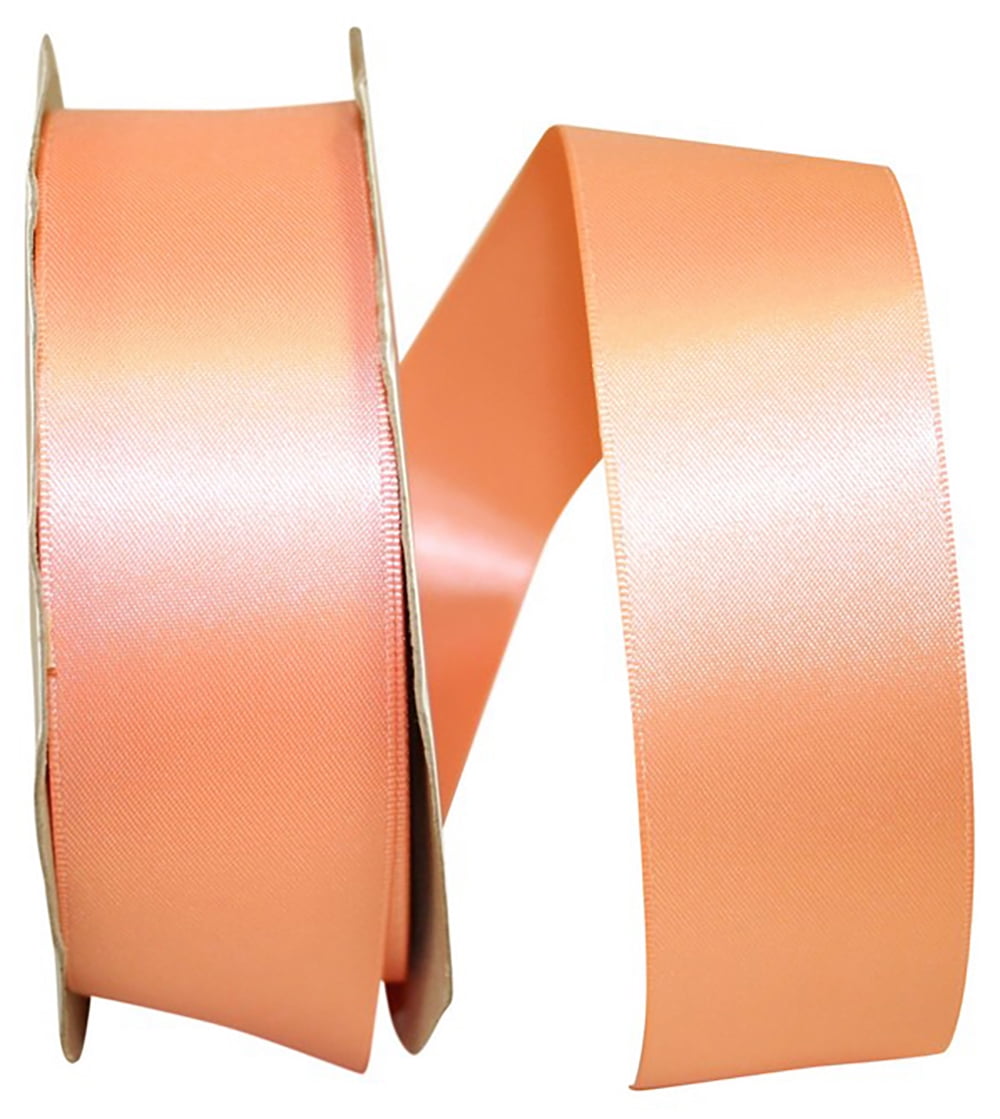 JAM Paper Reliant Double Face Orchid Satin Ribbon, 3600" x 0.87"