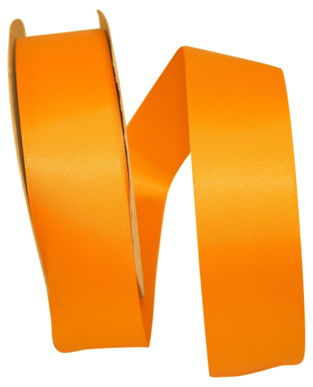 JAM Paper Satin Double Face Tan Polyester Ribbon, 3600" x 0.87"